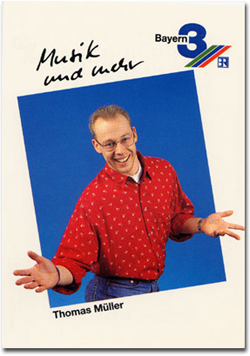 Thomas Müller - Autogrammkarte