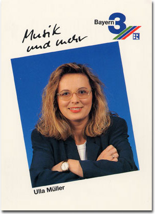 Autogrammkarte von Ulla M&uuml;ller